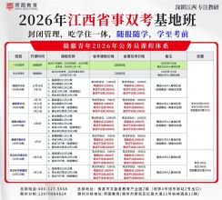 2026江西公务员考试强国协议刷题营